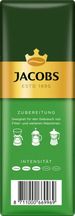 Jacobs Filterkaffee Auslese Klassisch | Gemahlen | 500g -De’Longhi Verkaufsgeschäft 4d607b8a1ec5f7ec3e7fce083e6f745e