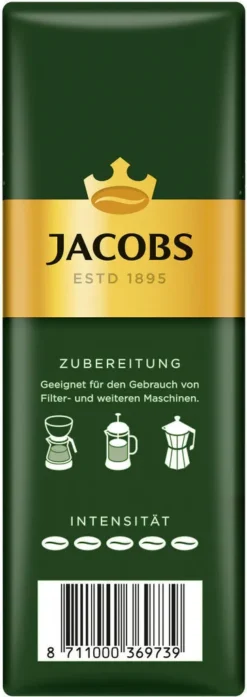 JACOBS Krönung Kräftig Filterkaffee 12 X 500 G Kaffee Gemahlen -De’Longhi Verkaufsgeschäft 4e256168d9e533d7c52cf2691632bb42