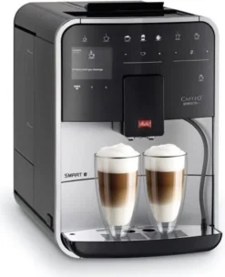 Melitta Caffeo Barista T Smart F831-101 Kaffeevollautomat, Smartphone-Steuerung, Silber -De’Longhi Verkaufsgeschäft 4f7b0b44746a74a1694237b2a0fe4181