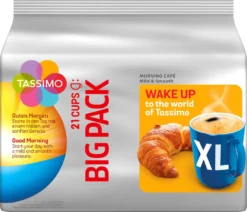 TASSIMO Kapseln Morning Café XL T-Discs Mild & Smooth 5 X 21 - 105 Getränke -De’Longhi Verkaufsgeschäft 5054bee11927b98686e5cc697e667b98 1