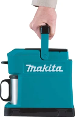 Makita Akku / Netz Tragbare Mobile Kaffeemaschine Caffee DCM501Z 18V 230V -De’Longhi Verkaufsgeschäft 51ea6a0ca2ddee1572613d4c81263579