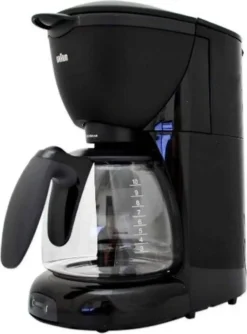 BRAUN Kaffeemaschine KF 560/1 Schwarz -De’Longhi Verkaufsgeschäft 52d3b8c5d342a000487a2d159c43f921