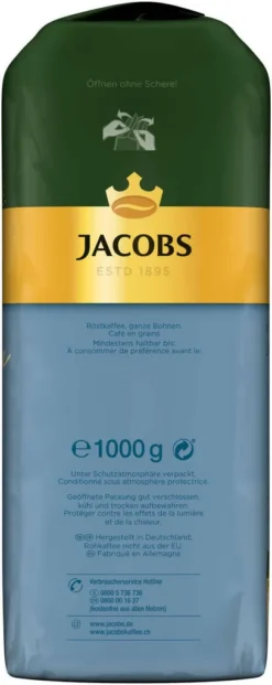 JACOBS Kaffeebohnen Expertenröstung Crema Mild Röstung Des Jahres 2x1 Kg Bohnen 13 JACOBS Kaffeebohnen Expertenröstung Crema Mild Röstung Des Jahres 2x1 Kg Bohnen -De’Longhi Verkaufsgeschäft 53e69d924f869610b15d884731fa2c85 1