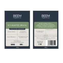 Rohkaffee Kaffeebohnen Ungeröstet Brasil Arabica Bohnen Kraftvolles Aroma 1000g -De’Longhi Verkaufsgeschäft 53e79b667608232e1fd60df83ced8d65