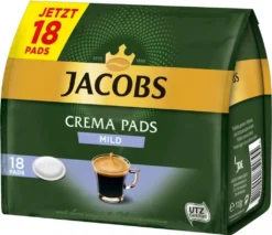 Jacobs Crema Pads Mild | 18 Senseo Kompatible Kaffeepads 118 G -De’Longhi Verkaufsgeschäft 54b7aae3577b84bc7a9a7ccbbef8da74