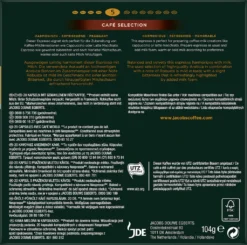 Jacobs Café Selection, Kaffeekapseln, Nespresso Kompatibel, Kaffee, 20 Kapseln á 5.2 G -De’Longhi Verkaufsgeschäft 55268bd2be3a591e9f4be32c9d98b697