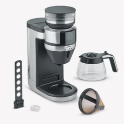 SEVERIN FILKA Vollautomat Für Filterkaffee Mit Glaskanne KA 4850 Aus Edelstahl, Matt-schwarz Edelstahl-gebürstet -De’Longhi Verkaufsgeschäft 55acbedea57cdea54ee67497ec72ba6a