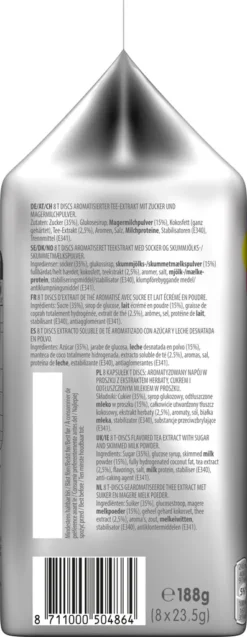 Tassimo Chai Latte | 8 T Discs -De’Longhi Verkaufsgeschäft 55ceeff713db0d5eb080f8eea68bf375