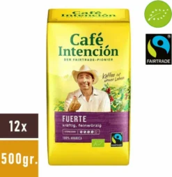 Café Intención Ecológico Fuerte | Fairtrade | Gemahlen | 500g -De’Longhi Verkaufsgeschäft 5716b460bbb6a22097643994ddb6d20f