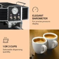 Gusto Classico Espressomaker 1350 Watt 20 Bar Druck Wassertank: 1,5 Liter -De’Longhi Verkaufsgeschäft 578880ca69a1391d4a54768b0ab3c14b