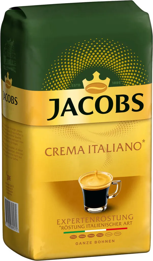 JACOBS Kaffeebohnen Expertenröstung Crema Italiano 3 Kg Geröstete Bohnen+ 1 Jacobs Barista Becher+ 1 Dose 3 JACOBS Kaffeebohnen Expertenröstung Crema Italiano 3 Kg Geröstete Bohnen+ 1 Jacobs Barista Becher+ 1 Dose – Bild 3