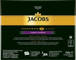 JACOBS Kapseln Nespresso®* Kompatibel 2 X 40 Lungo 8 Intenso + 2 X 40 Espresso 10 Intenso XXL-Pack - Insgesamt 160 Getränke 6 JACOBS Kapseln Nespresso®* Kompatibel 2 X 40 Lungo 8 Intenso + 2 X 40 Espresso 10 Intenso XXL-Pack - Insgesamt 160 Getränke -De’Longhi Verkaufsgeschäft 579039b67a64a47c167969a6b55955ae