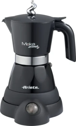 Ariete Elektr. Espressokocher Moka Aroma Schwarz