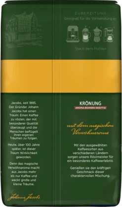 JACOBS Kaffeebohnen Krönung Aroma-Bohne Kräftig 12 X 500 G Ganze Bohne 7 JACOBS Kaffeebohnen Krönung Aroma-Bohne Kräftig 12 X 500 G Ganze Bohne -De’Longhi Verkaufsgeschäft 5d25bed580b926b726c8c80d85834161