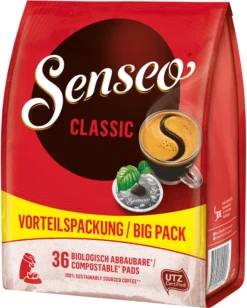 SENSEO Pads Classic UTZ 10 X 36 Getränke Pads Vorratspackung -De’Longhi Verkaufsgeschäft 5ddb543e6fb9a8e26cb542677956aa24