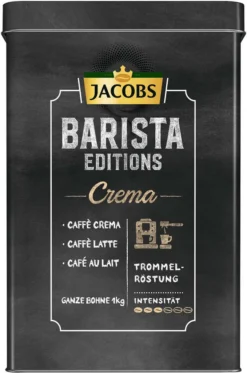 JACOBS Kaffeebohnen Expertenröstung Crema Gold 3 Kg Geröstete Bohnen+ 1 Jacobs Barista Becher+ 1 Dose -De’Longhi Verkaufsgeschäft 5e853f903eaf078c0894072f0c78a4a8 3