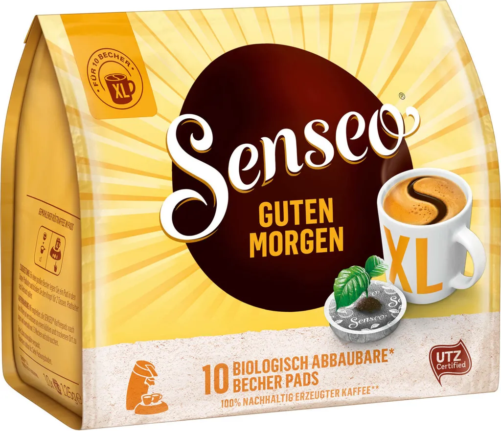 SENSEO Pads Guten Morgen XL Senseopads UTZ 5 X 10 Kaffeepads 3 SENSEO Pads Guten Morgen XL Senseopads UTZ 5 X 10 Kaffeepads – Bild 3