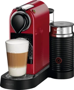 Krups XN7615.19 Nespresso Citiz & Milk Kaffeekapselmaschine (1260 Watt, Wassertankkapazität: 1l, Pumpendruck: 19 Bar) Rot -De’Longhi Verkaufsgeschäft 61dd1163f0fb7b53d2979440590d789f
