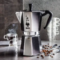 Bialetti Moka Express - 12 Tassen Espressokocher -De’Longhi Verkaufsgeschäft 637b0b23c478b6ef3309f45438e883f0
