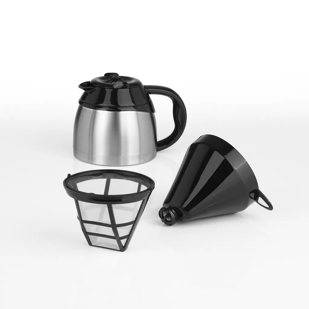 BEEM Filter Kaffeemaschine Thermo Permanentfilter 900W Filterkaffee Edelstahl 5 BEEM Filter Kaffeemaschine Thermo Permanentfilter 900W Filterkaffee Edelstahl – Bild 5