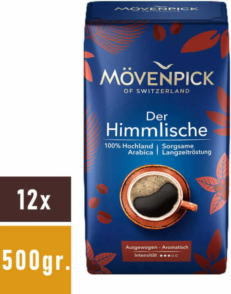Kaffee-Sparpaket DER HIMMLISCHE Von Mövenpick, 12x500g Gemahlen 3 Kaffee-Sparpaket DER HIMMLISCHE Von Mövenpick, 12x500g Gemahlen – Bild 3