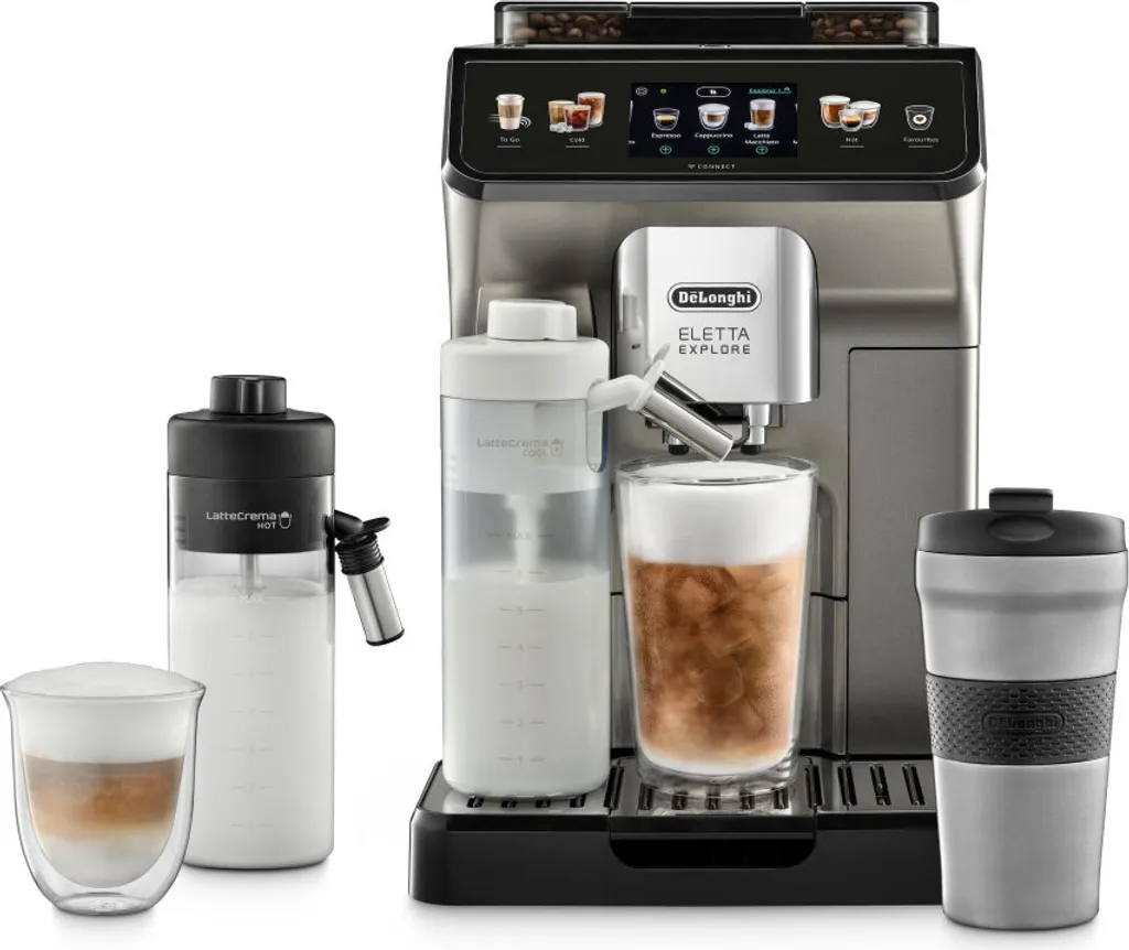 De'Longhi ECAM450.86.T Eletta Explore Cold Brew Kaffeevollautomat 1 De'Longhi ECAM450.86.T Eletta Explore Cold Brew Kaffeevollautomat