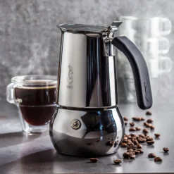 Bialetti Kitty 0,23 L Schwarz, Edelstahl - Italienische Kaffeemaschinen (0,23 L, Schwarz, Edelstahl, 4 Tassen, Edelstahl, Kitty, 1 Stück(e)) -De’Longhi Verkaufsgeschäft 678e0f272ac6eedf0818ae5a98e96182