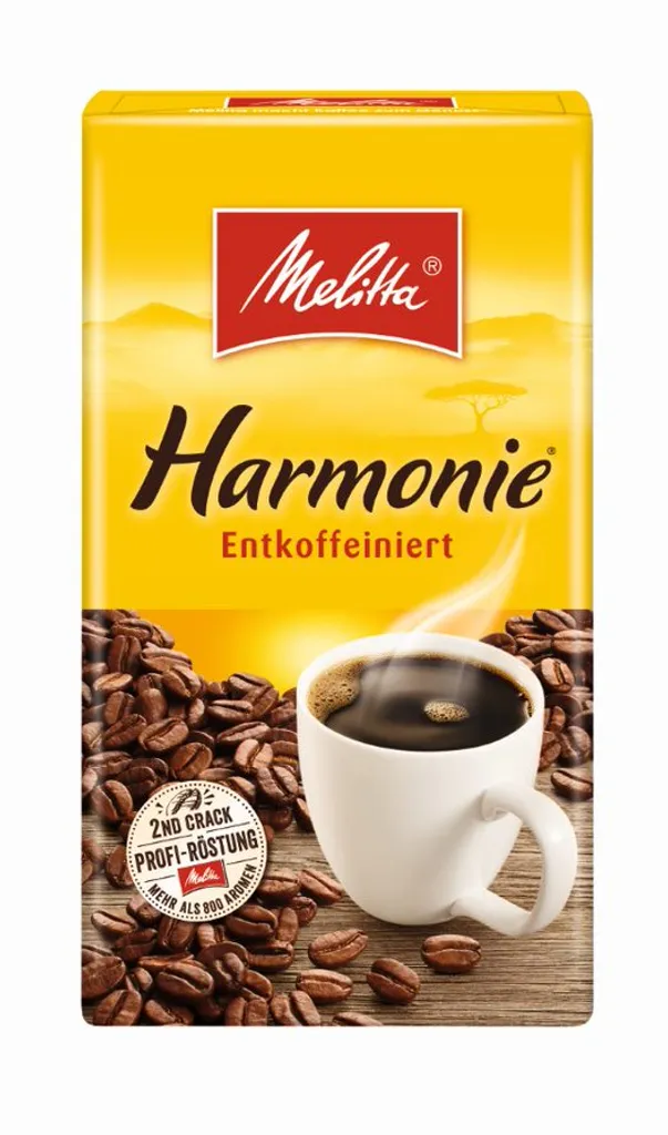 MELITTA Filterkaffee Harmonie Entkoffeiniert Gemahlener Röstkaffee 12x500g Sanft 2 MELITTA Filterkaffee Harmonie Entkoffeiniert Gemahlener Röstkaffee 12x500g Sanft – Bild 2