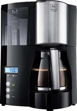 Melitta Optima Timer 100801 Bk, Filterkaffeemaschine Mit Glaskanne Und Timer-Funktion, Abnehmbarer Wassertank, Schwarz 33 Melitta Optima Timer 100801 Bk, Filterkaffeemaschine Mit Glaskanne Und Timer-Funktion, Abnehmbarer Wassertank, Schwarz -De’Longhi Verkaufsgeschäft 6df156b5efc6ea037a75828353fa3454