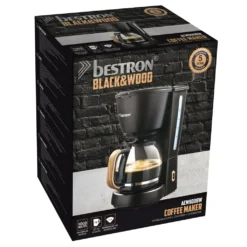 Bestron Filter-Kaffeemaschine Für 10 Tassen Kaffee, Inkl. 1,5 Liter Glaskanne, Permanentfilter & Warmhalteplatte, 1.000 Watt, Black & Wood-Design, Farbe: Schwarz / Holz 17 Bestron Filter-Kaffeemaschine Für 10 Tassen Kaffee, Inkl. 1,5 Liter Glaskanne, Permanentfilter & Warmhalteplatte, 1.000 Watt, Black & Wood-Design, Farbe: Schwarz / Holz -De’Longhi Verkaufsgeschäft 6e3811c31be5d9e0ddb6c23f924389aa