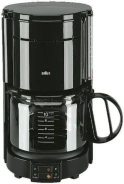 Braun KF47/1 Filter-Kaffeemaschine Schwarz -De’Longhi Verkaufsgeschäft 6f5839fb4273c0a381d83140bc87143b