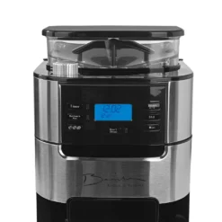 Barista Kaffeemaschine Mahlwerk 900W Edelstahl/Schwarz 12 Tassen Permanentfilter -De’Longhi Verkaufsgeschäft 70dfab6666c87ddd1fda1d37b097341d