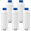5x Wasserfilter Kompatibel Mit DeLonghi Delonghi ECAM Series Baugleich Zu DLSC002