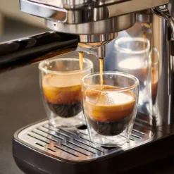 Tchibo Siebträger Espressomaschine „Lapressa“, Mit Doppelauslauf Und Milchaufschäumdüse (15 Bar, 980ml Wassertank), Inkl. Zwei Doppelwandigen Sieben, Für Espresso Und Milchschaum, Edelstahl -De’Longhi Verkaufsgeschäft 71e68464a7d2a9cd69683fbe9ad91c00