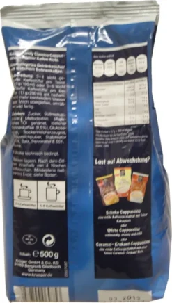 Krüger Family Cappuccino Classico | 500-g-Beutel 6 Krüger Family Cappuccino Classico | 500-g-Beutel -De’Longhi Verkaufsgeschäft 733806c9dc0c1e6c477842c44ab0770c
