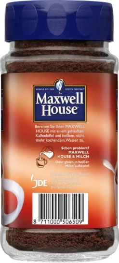 MAXWELL HOUSE Klassisch 6 X 200 G Gläser Löslicher Kaffee Instantkaffee 7 MAXWELL HOUSE Klassisch 6 X 200 G Gläser Löslicher Kaffee Instantkaffee -De’Longhi Verkaufsgeschäft 74b72fc1ca5d31129426c84b414e050d