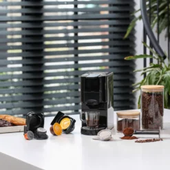 Princess 4-in-1 Multi-Kapsel-Kaffeemaschine 1450W 0,8L Schwarz Silbern -De’Longhi Verkaufsgeschäft 755ba051e7ac6375b9fd044be6af8f00