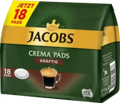 Jacobs Crema Pads Kräftig | 18 Senseo Kompatible Kaffeepads, 118 G -De’Longhi Verkaufsgeschäft 76dffdae11197d87ff61a0cc77fde121