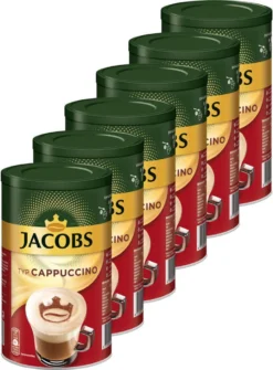 JACOBS Typ Cappuccino 6 X 400 G Dosen Feine Cremigkeit - Viel Schaum -De’Longhi Verkaufsgeschäft 78531c8a7c62981108f61278ee6b4e92