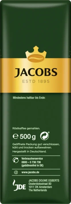 Jacobs Filterkaffee Krönung Kräftig | Gemahlen | 500g 11 Jacobs Filterkaffee Krönung Kräftig | Gemahlen | 500g -De’Longhi Verkaufsgeschäft 78f2b22287bdf428948bccbc8c06038b