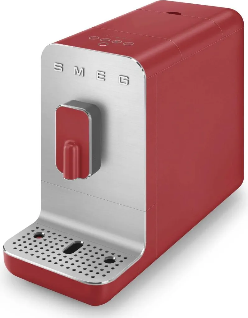 Smeg BCC01RDMEU Kompakte Kaffeevollautomat Matt Rot 1 Smeg BCC01RDMEU Kompakte Kaffeevollautomat Matt Rot
