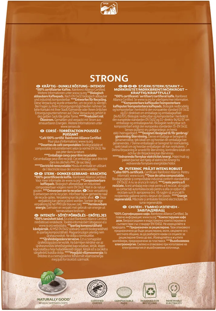 SENSEO Pads Strong Senseopads 4 X 48 Getränke Kaffeepads XXL Packs + 1 Senseo Dose 5 SENSEO Pads Strong Senseopads 4 X 48 Getränke Kaffeepads XXL Packs + 1 Senseo Dose – Bild 5