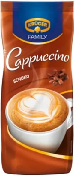 Krüger Family Cappuccino Schoko | 500-g-Beutel -De’Longhi Verkaufsgeschäft 7b8fb6326e926376b5e37fe861197728