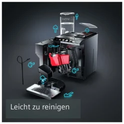 Siemens Kaffeevollautomat EQ.500 Classic, Silber TP505D01 (Kaffeemaschine) -De’Longhi Verkaufsgeschäft 7c1fbd0eea94ca533cf7e242a6b0e0b6