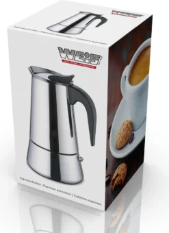 Weis 16979 Espressokocher 9 Tassen, Silber 7 Weis 16979 Espressokocher 9 Tassen, Silber -De’Longhi Verkaufsgeschäft 7c9f062332e21bada713691de0fb742a