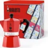 Bialetti Set Moka Express 3 Tassen Mit Notizbuch Rot