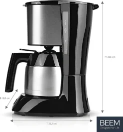 BEEM Filter Kaffeemaschine Thermo Permanentfilter 900W Filterkaffee Edelstahl 28 BEEM Filter Kaffeemaschine Thermo Permanentfilter 900W Filterkaffee Edelstahl -De’Longhi Verkaufsgeschäft 7f9c278eaf1a83a00bf18df86a740171