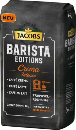 JACOBS Kaffeebohnen Barista Editions Crema Intense 2 X 1kg Ganze Bohnen + 1 Aluminiumdose Im Barista Design 14 JACOBS Kaffeebohnen Barista Editions Crema Intense 2 X 1kg Ganze Bohnen + 1 Aluminiumdose Im Barista Design -De’Longhi Verkaufsgeschäft 821989862b942d4dba7a28d5f470b9c0