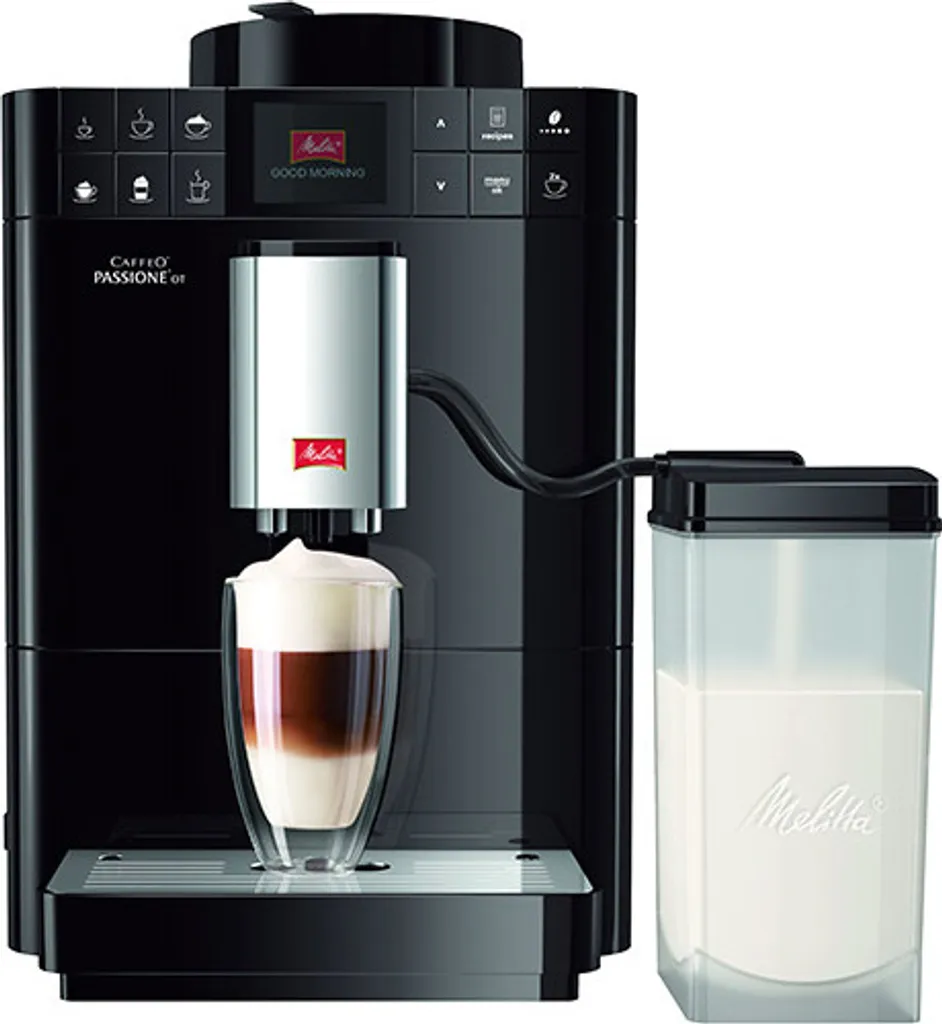 Melitta F53/1-102 Caffeo Passione OT Vollautomatische Espressomaschine, Schwarz 2 Melitta F53/1-102 Caffeo Passione OT Vollautomatische Espressomaschine, Schwarz – Bild 2