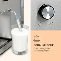 Klarstein Pausa Espressomaker, Siebträgermaschine Mit 1350 Watt, Espressomaschine 20 Bar Druck, Siebträger Kaffeemaschine Mit Wassertank: 1,4 Liter Edelstahl ,silber -De’Longhi Verkaufsgeschäft 869e75dc4dc1b1cd1a58d5a3fe4c4d6c